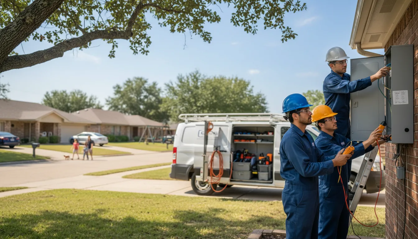 Certified electrician providing emergency electrical services in Verona, OH